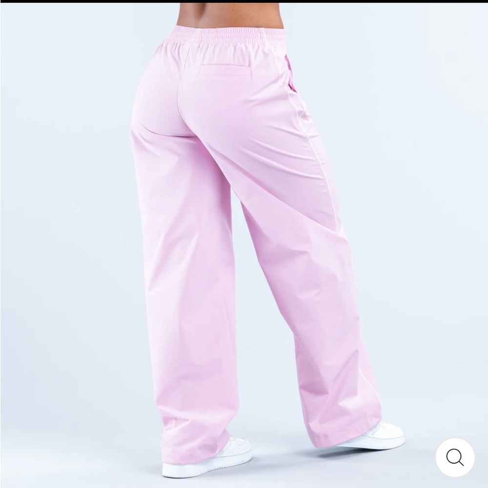 Women's Light Pink Track Pants - Picture 2 of 2